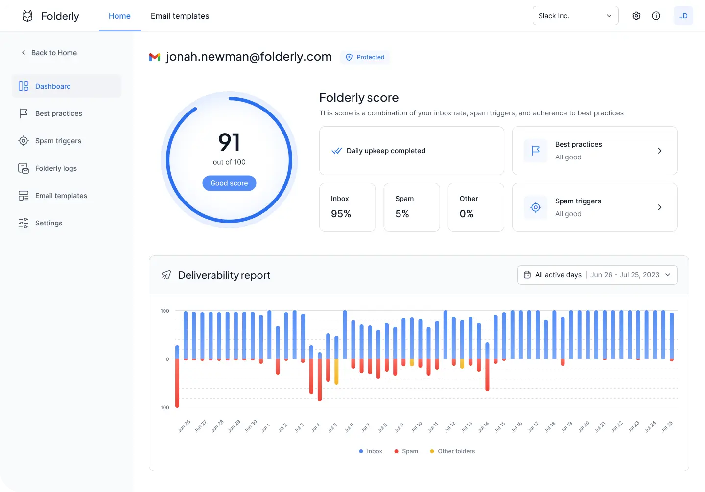 Folderly key features overview